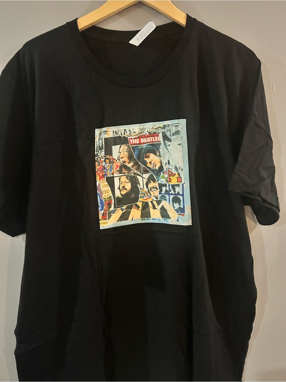 Bella Canvas Black The Beatles Graphic Tee with Multicolor Print